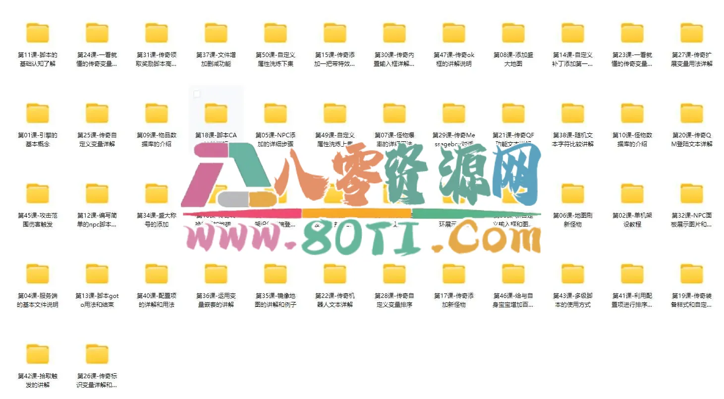 【端游】【传奇】【全套技术教学】【0从基础新手到精通】高清语音讲解。-80资源网